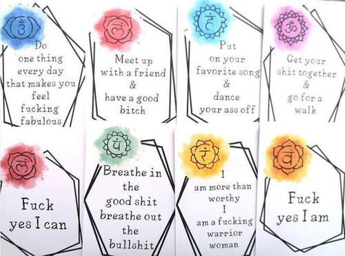 16pcs Sweary Affirmation Cards My Little Bag Of Sweary Affirmations EBay