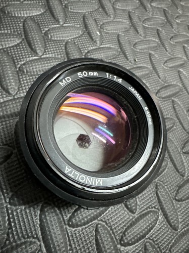 Objectif Minolta MD Rokkor 50mm F/1.7 Pour Monture SR - Diamètre Filtre 55mm - Très Bon état