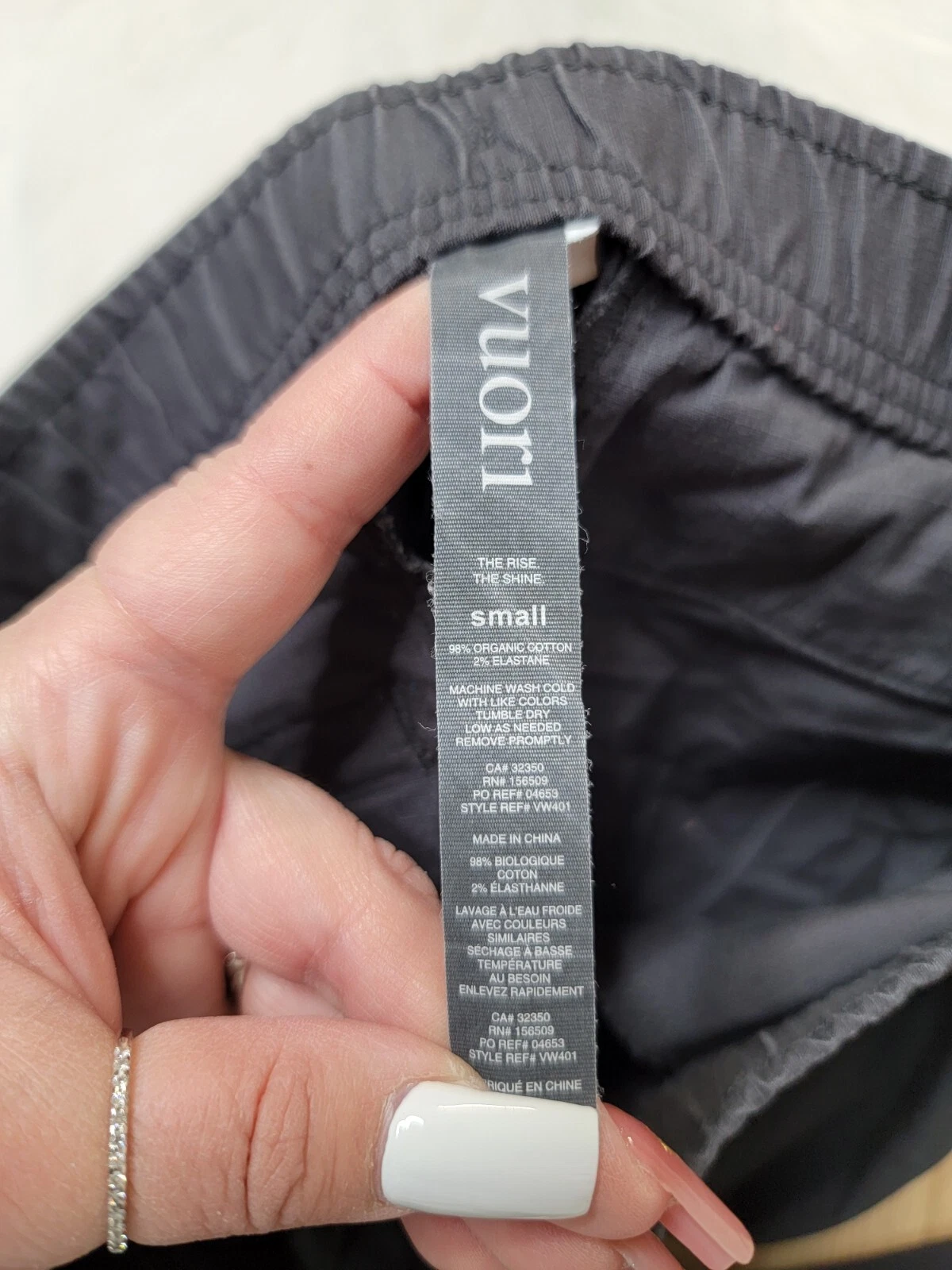 vuori ripstop stretch cotton pants