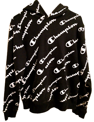 Clothing Grey Black And White Champion Hoodie Champion Black/White