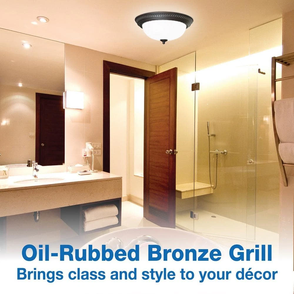 Ceiling Bathroom Exhaust Bath Fan with Light 70 CFM Quiet Vent Decorative  Bronze 313050828877 | eBay