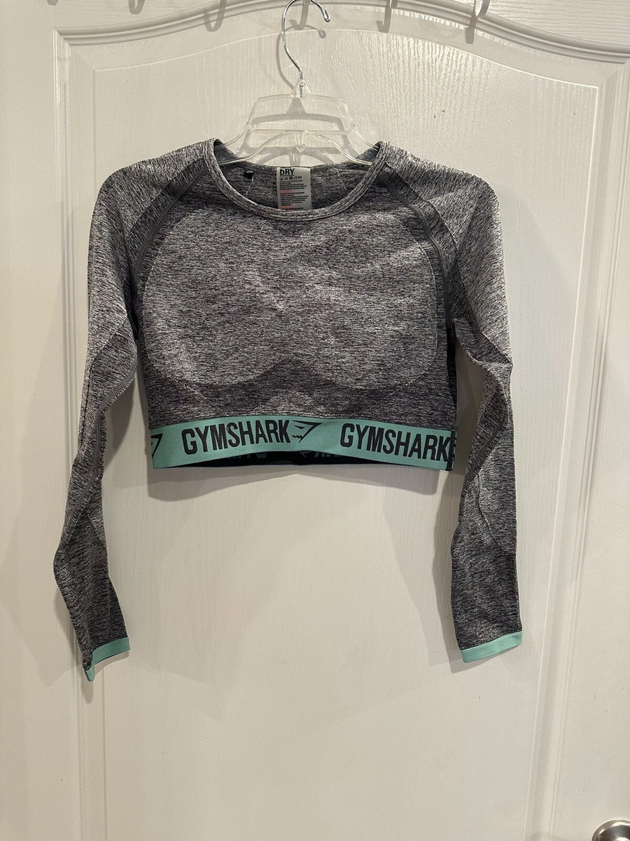 Gymshark Flex Long Sleeve Crop Top. Size large