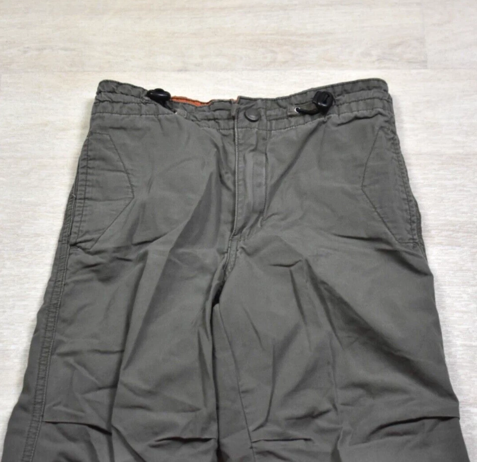 Pantalones cargo Unionbay Y2K jóvenes niñas niños talla 7 de colección años 2000 verde musgo-marrón Foto 2 de 4