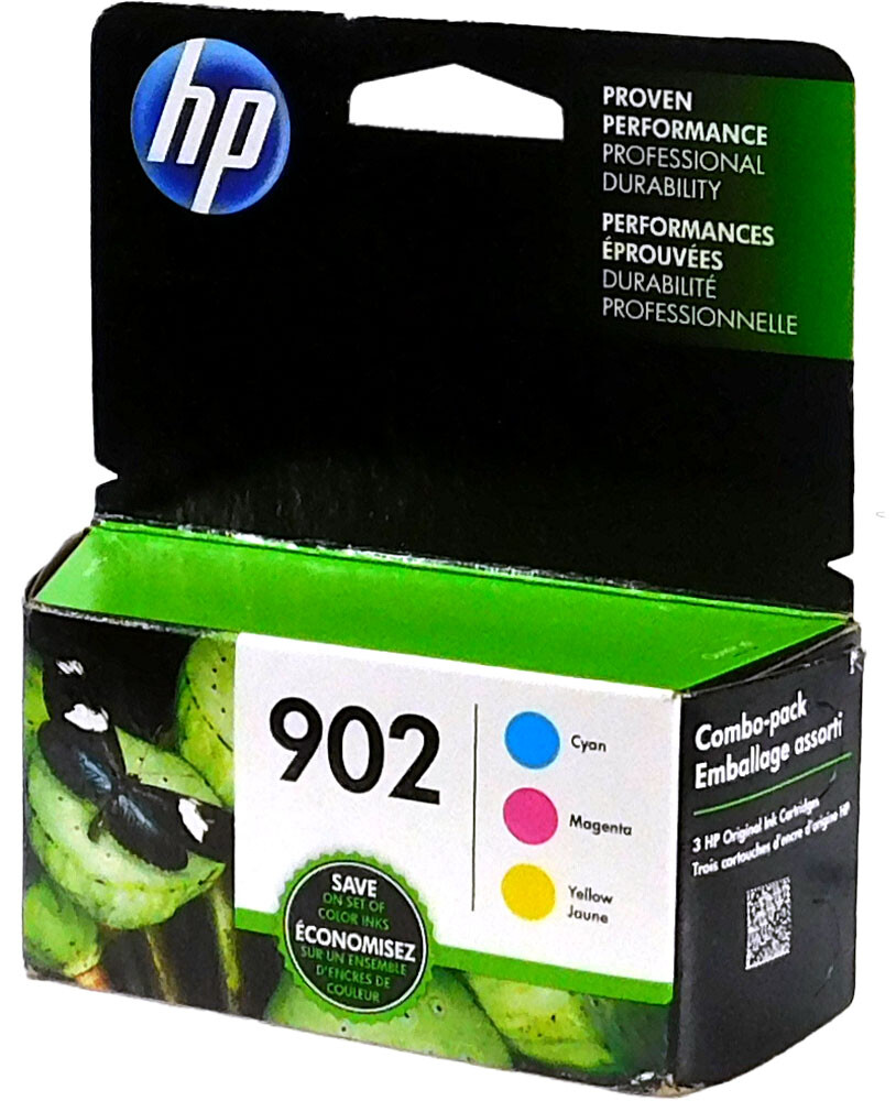 New Genuine 902 T0A38AN 3 pack. Cyan, Magenta & Yellow Cartridge eBay