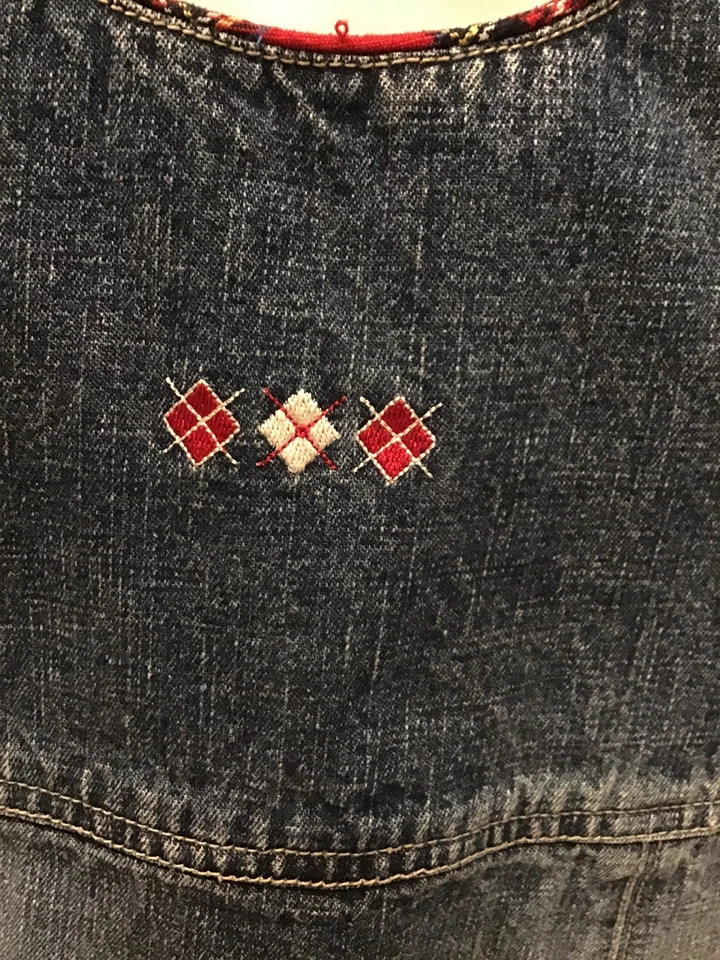 Vestido jumper feminino IZOD tamanho 5 em excelente estado usado (caixa AA) - Imagem 3 de 4