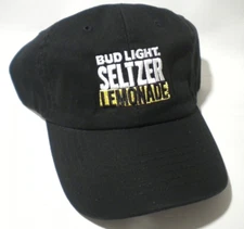 Bud Light Seltzer Lemonade Adjustable Buckle Hat Cap Promo Budweiser Beer