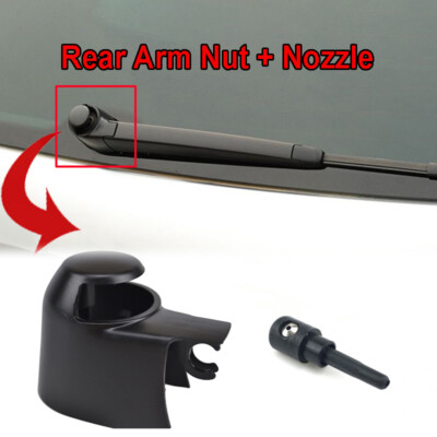 NEW Rear Wiper Arm Washer Cover Cap Nut Jet Nozzle for VW Tiguan Golf Caddy Polo
