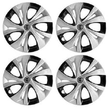 14inch Cars Tyre Two Tone Black-silver Glossy Finish Car Tires Rim Accessor