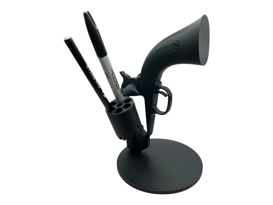 Soporte para bolígrafo revólver | Cilindro giratorio | Organizador de escritorio Foto 4 de 4