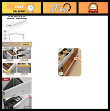 4pcs Clear Cabinet Edge Guards - 3/4" Thick Door Protectors for Kitchen  Trash