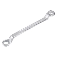 Metric 12 Point Offset Double Box End Wrench Chrome Plated Cr-V 16mm x 18mm