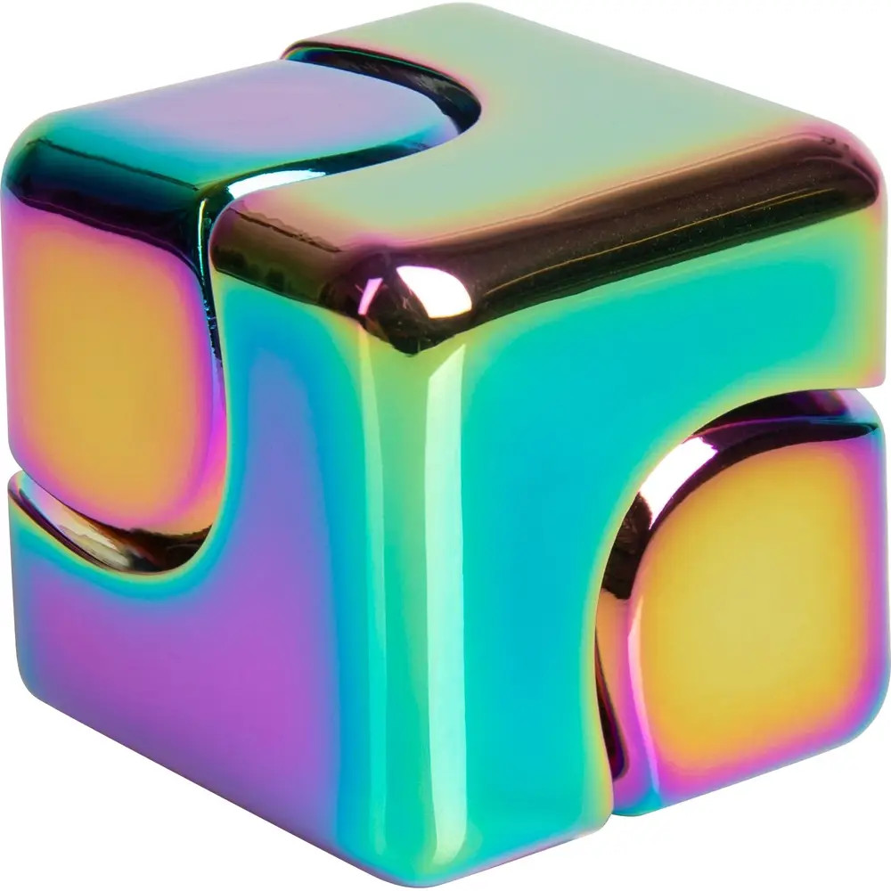 Fidget Spinner Cube - Multicoloured Metallic - Ein hochwertiger 360° Fidget Spin - Bild 4