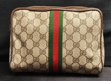 Gucci Pochette GG Supreme Sherry Line Ophidia – Made in Italy – Originale