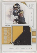2021 Panini National Treasures Tremendous Holo Silver 9/25 Diontae Johnson s3g
