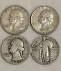 Lot 4 90% Siver 1930, 1945, 1960, 1963
