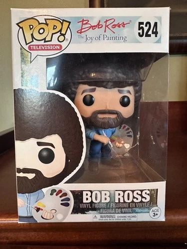 Funko Pop! Vinyl Bob Ross The Joy of Painting Television Figure #524
