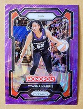 2024 Panini Prizm Monopoly WNBA Tyasha Harris #24 Purple Wave Connecticut Sun