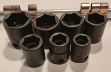 Snap On Impact Standard Sae 7pc. 6-pt Socket Set 34-38 Vgcfast Shipping Snap On Impact Standard Sae 7pc. 6-pt Socket Set 34-38 Vgcfast Shipping