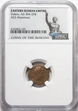 NGC Eastern Roman Empire Valens, AD 364-378 AE3 (Nummus) - Coins Of The Romans