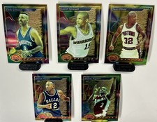 5 Cards 1993-94 TOPPS FINEST Latrell Sprewell Eddie Johnson Sean Elliot Harper