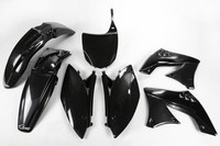 Kunststoff Verkleidung Kit Kawasaki Kxf 450 2009 - 2011 Ufo Plast Schwarz