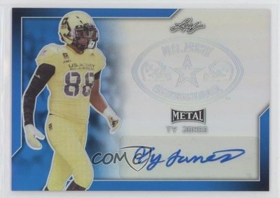 2017 Leaf Metal US Army All-American Bowl Blue 29/50 Ty Jones #BA-TJ1 Auto 3r4