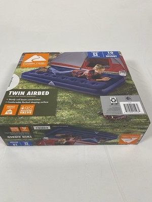 New Ozark Trail Twin Airbed Air Mattress Camping Portable New Unopened Blue NIB