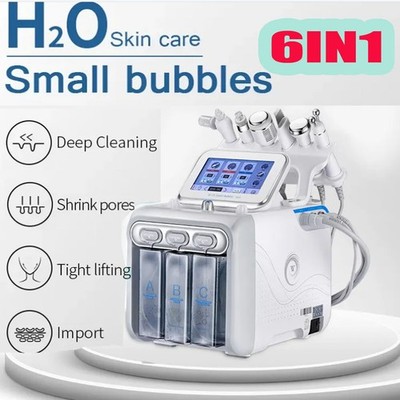 6 in 1 Hydro Dermabrasion Skin Deep Cleansing Facial Spa Bubble Beauty Machine