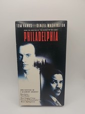 Philadelphia VHS, 1994, Closed Captioned Tom Hanks Denzel Washington