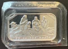 Joy To The World Christmas Bar 2019 -SilverTowne Mint 1 Troy oz .999 Silver