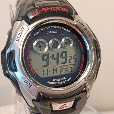 Vintage Casio G-Shock GW-500 Wave Ceptor Tough Solar Watch New Capacitor 