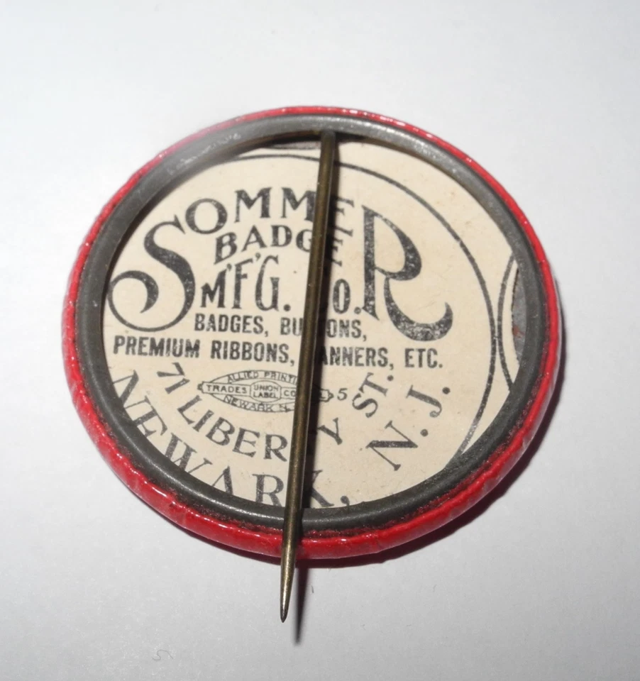 1930's Baseball Pin Button New York Yankees World Series Pinback Gehrig DiMaggio - Image 2 of 2