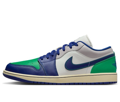 Jordan Air Jordan 1 Low Rare Air White/Navy/Pine Green 553558-147