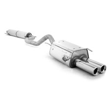 FOX Sportauspuffanlage ab Kat 2x76mm eingerollt gerade für Opel Zafira F75 99-04