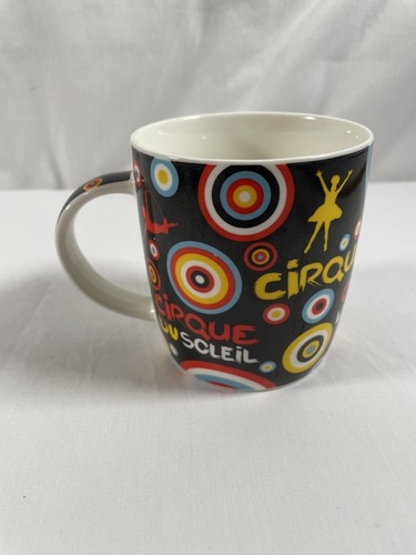 CIRQUE DU SOLEIL 12 fl. oz. Coffee Mug Cup Circle Multi-Color Bullseye #4 - Picture 2 of 6