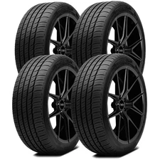 (QTY 4) 235/55R18 Michelin Primacy MXM4 100V SL Black Wall Tires