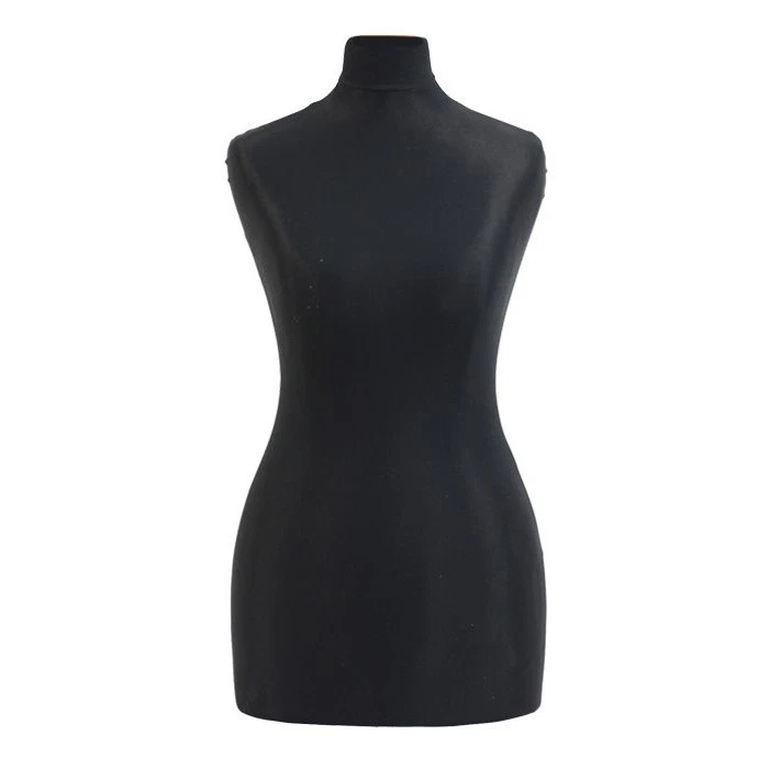 Replacement Female Tailors Dummy Mannequin Body Bust & Black Cover - Size 14-16