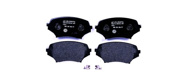 Vorderachse Hella 8DB 355 006-771 Bremsbelagsatz, Scheibenbremse FüR Mazda-image