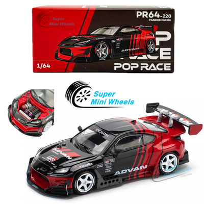 Pop Race 1:64 Pandem GR86 Advan Red/Black #228 | eBay
