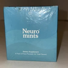 Neuro Extra Strength Energy Caffeine Nootropics Energy Mint Exp12/27 54 Pcs