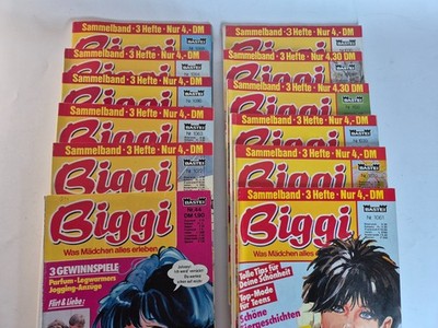 Biggi - Was Mädchen alles erleben Sammelband Hefte Comic Konvolut 11 Stk. Bastei