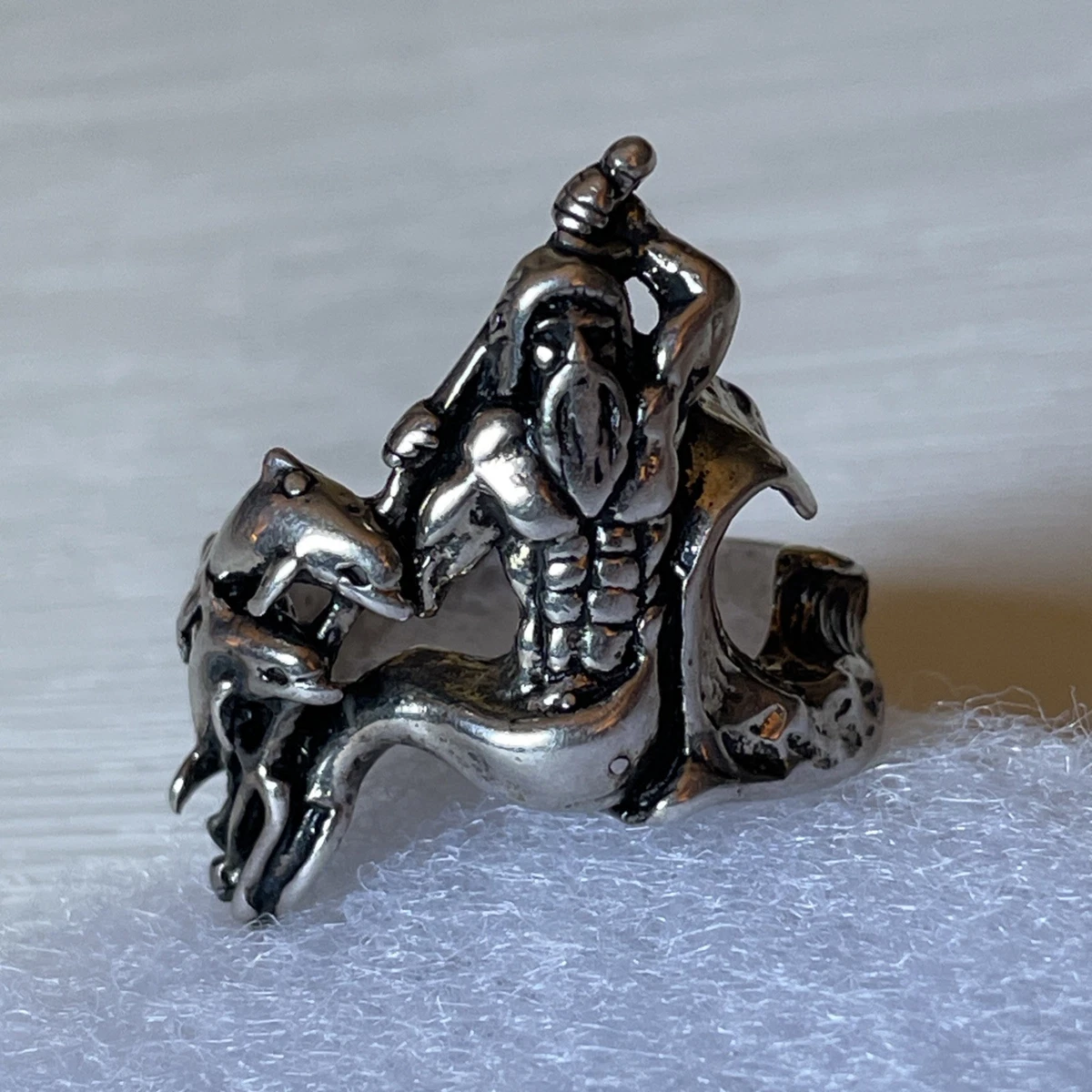 G&S turquoise iron cross chopper