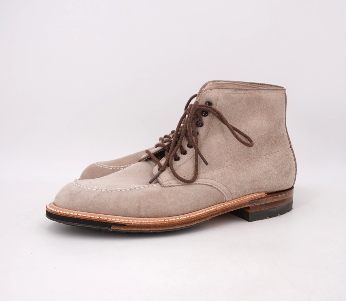 NEW | $722 ALDEN 9.5 D INDY BOOT MILKSHAKE SUEDE MOC TOE 40578HC
