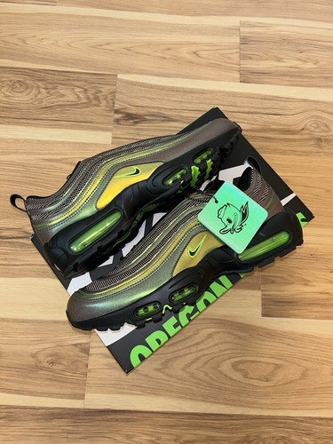 Size 12 - Oregon Ducks DOAF Nike Air Max 95/97 “Storm”