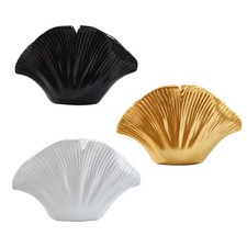 Minimalists Home Accent Resin Vases With Coastal Clam Shell Shape Flower Holders