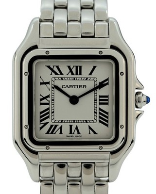 Cartier 27mm Ladies Medium Panthere Stainless Steel 4016 Watch 