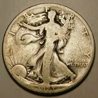 1923 S Walking Liberty Half Dollar 90% Silver   "As Pictured-Not Cleaned"