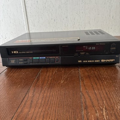 Sharp VC-7855U VHS VCR Player HQ Plus Double Comb Filter Japan 80 s