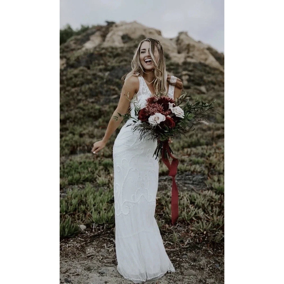 Embroidery BHLDN Wedding Dresses | eBay