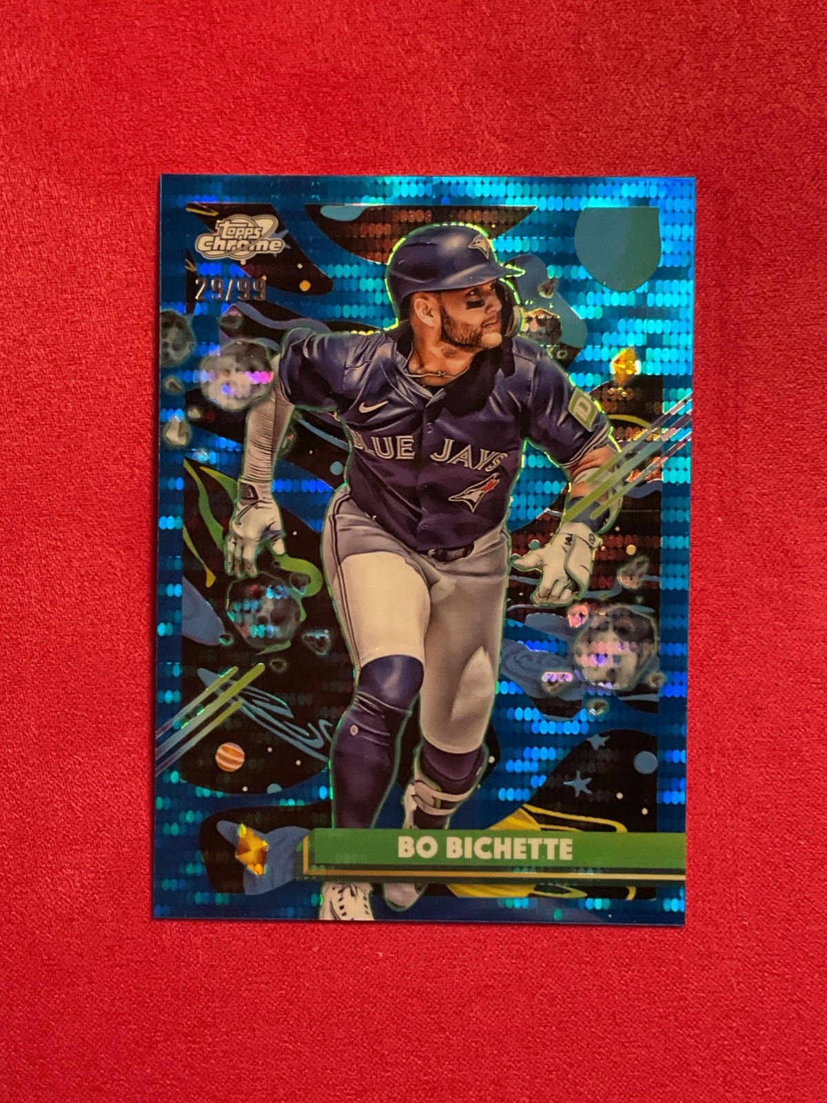 2025 Topps Cosmic Chrome☄️ Bo Bichette-Blue Moon Refractor #29/99🔥